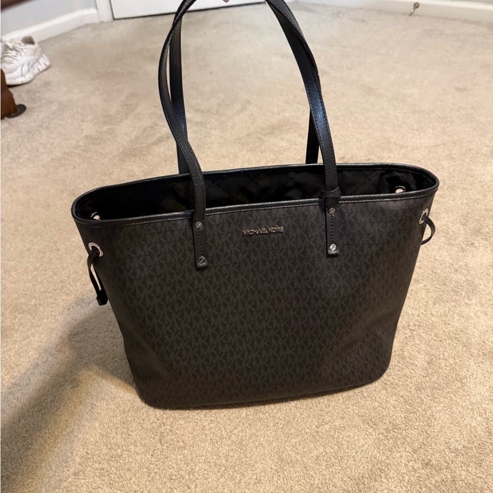 Michael Kors Black Monogram Tote